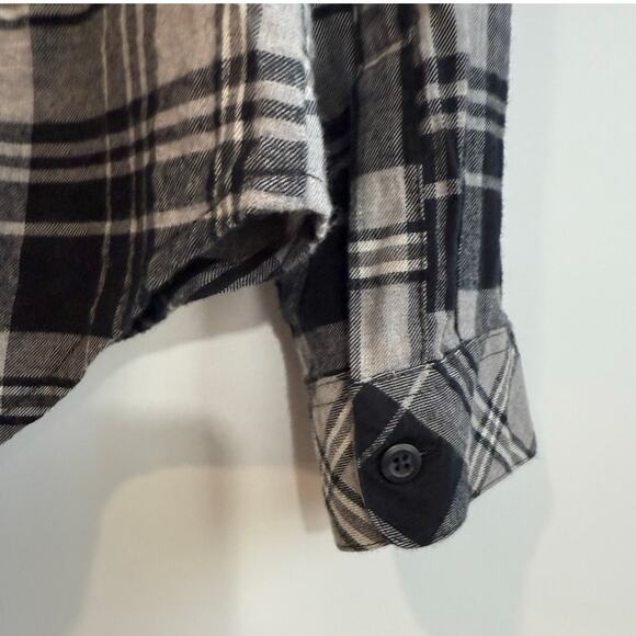 Pendleton Size Large Shirt Long Sleeve Black Plaid Button Up 100% Cotton Classic - Picture 4 of 5